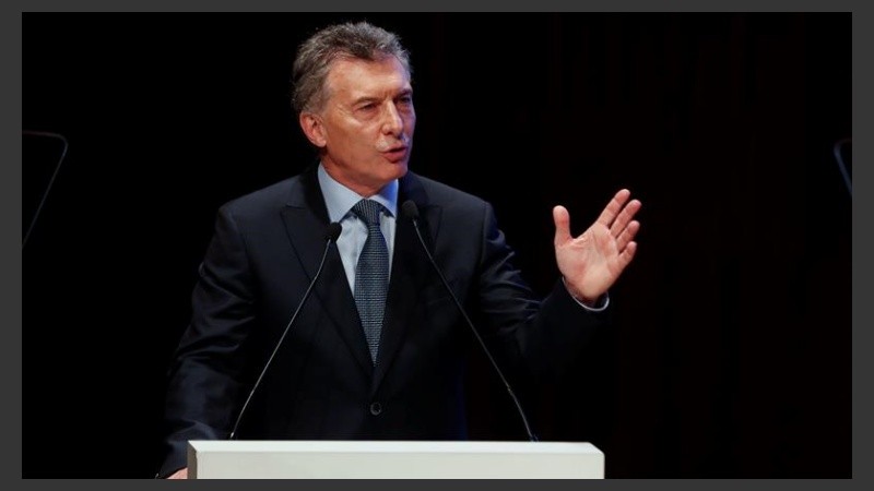 El presidente viajó con el ministro de Hacienda Nicolás Dujovne y el canciller Jorge Faurie. 