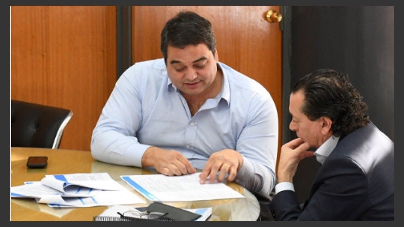 La foto que compartieron Sica y Triaca. 