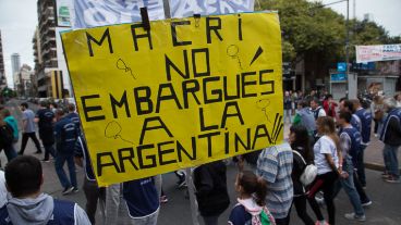 Se realizaron diversas y masivas marchas por el centro de la ciudad.