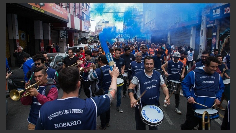 Se realizaron diversas y masivas marchas por el centro de la ciudad.