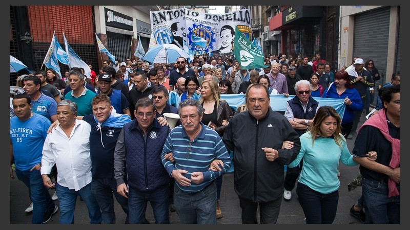 Se realizaron diversas y masivas marchas por el centro de la ciudad.
