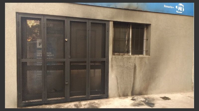 Así quedó la fachada. 