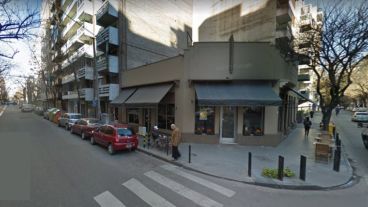 El bar Vittorio de 3 de Febrero y Alem.