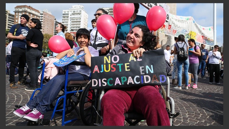 Masiva movilización por los derechos de salud y asistencia. 