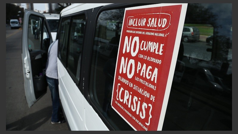 Masiva movilización por los derechos de salud y asistencia. 