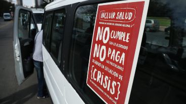 Masiva movilización por los derechos de salud y asistencia.