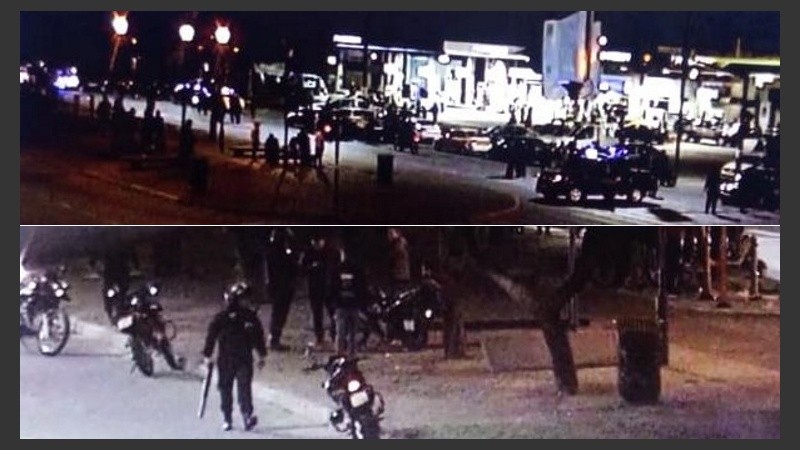 Imágenes del procedimiento de este viernes. 