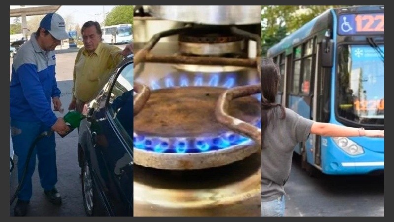 Combustibles, gas y transporte realizan su aporte a la inflación, que este año será récord.