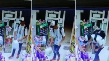 Captura de pantalla del video de seguridad.