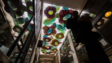 "Los jardines nos miran", la nueva intervención en Pasaje Pan.