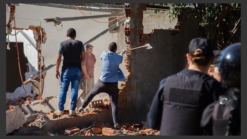 La demolición del inmueble se concretó este miércoles.