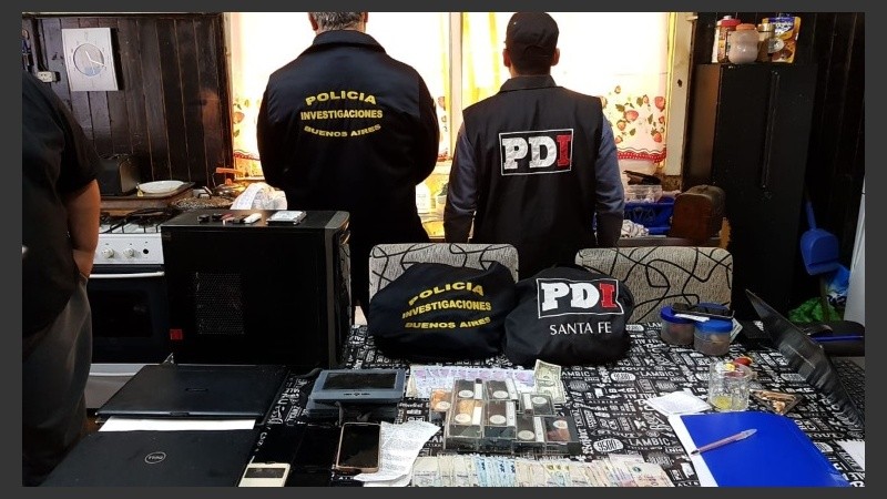 En el operativo hubo siete detenidos.