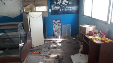 Robo y destrozos en las instalaciones del Salaíto.