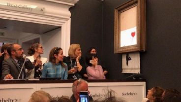 Banksy volvió a burlarse del mercado del arte y lo mostró en sus redes.