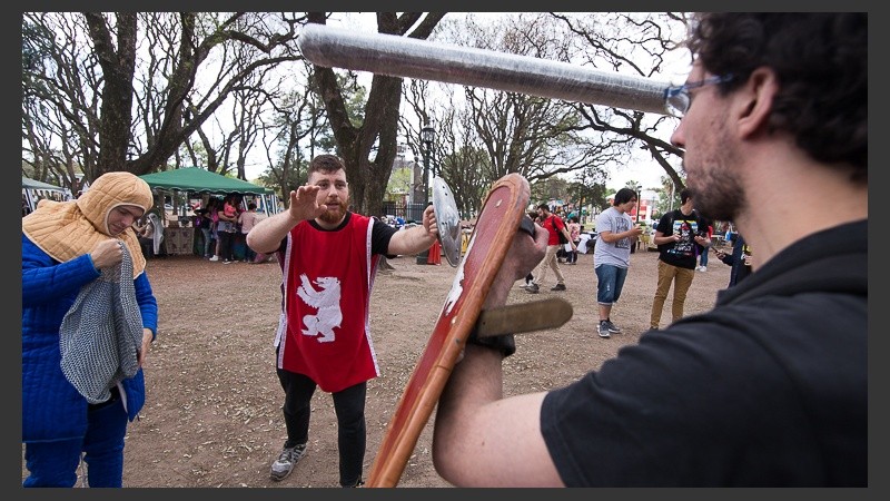 Volver al pasado: el encuento medieval contó con diferentes actividades a lo largo del día.