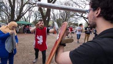 Volver al pasado: el encuento medieval contó con diferentes actividades a lo largo del día.