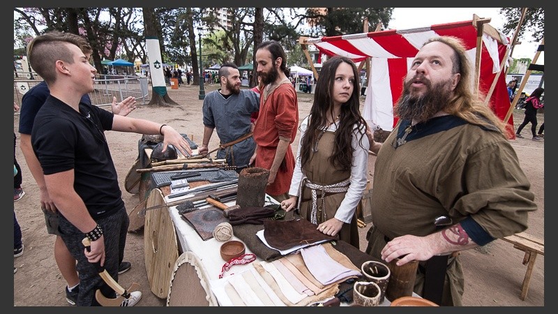 Volver al pasado: el encuento medieval contó con diferentes actividades a lo largo del día.