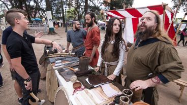 Volver al pasado: el encuento medieval contó con diferentes actividades a lo largo del día.