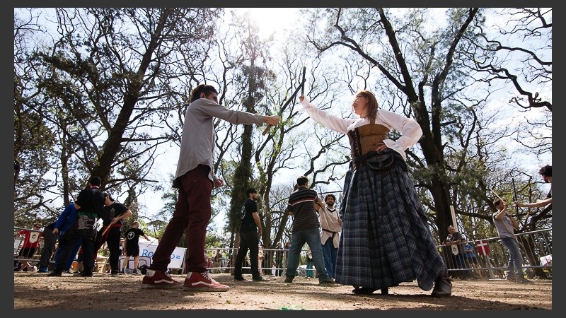 Volver al pasado: el encuento medieval contó con diferentes actividades a lo largo del día.
