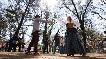 Volver al pasado: el encuento medieval contó con diferentes actividades a lo largo del día.