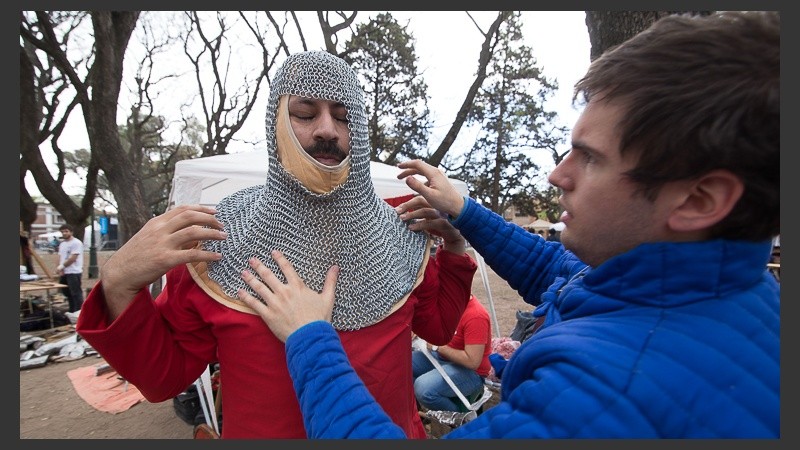 Volver al pasado: el encuento medieval contó con diferentes actividades a lo largo del día.