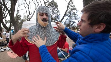 Volver al pasado: el encuento medieval contó con diferentes actividades a lo largo del día.