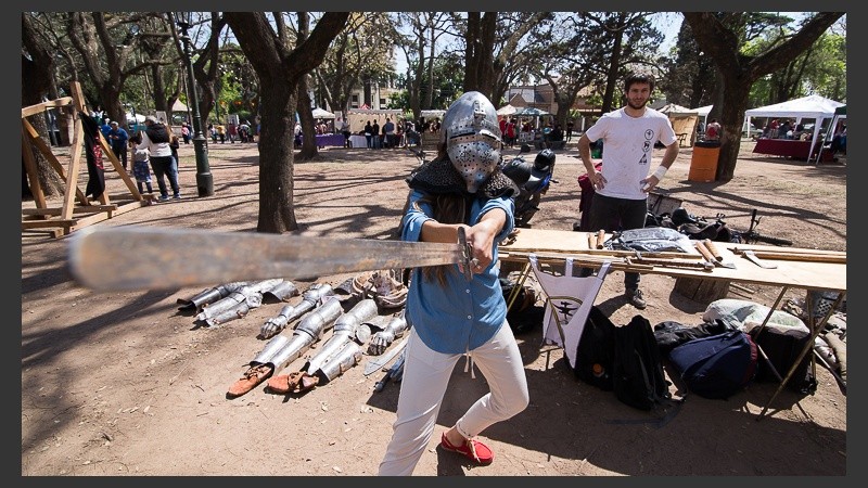 Volver al pasado: el encuento medieval contó con diferentes actividades a lo largo del día.