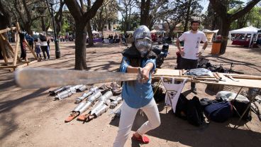 Volver al pasado: el encuento medieval contó con diferentes actividades a lo largo del día.