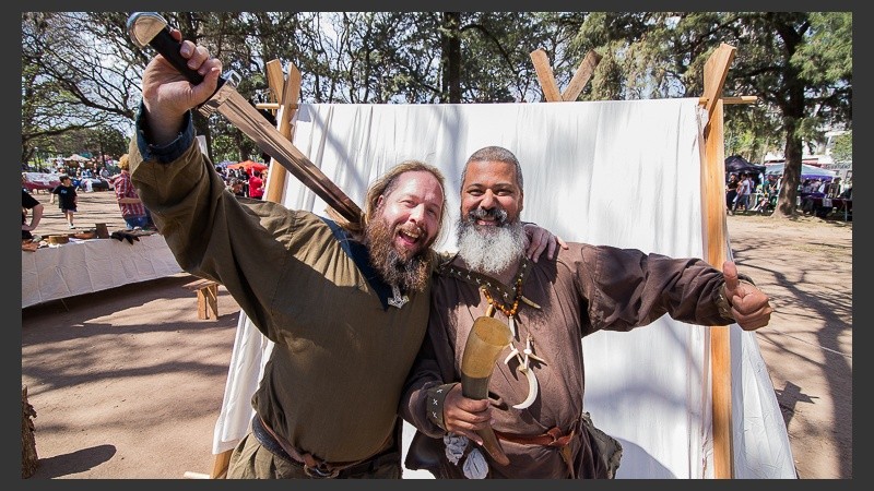 Volver al pasado: el encuento medieval contó con diferentes actividades a lo largo del día.