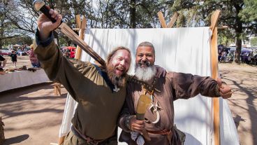 Volver al pasado: el encuento medieval contó con diferentes actividades a lo largo del día.