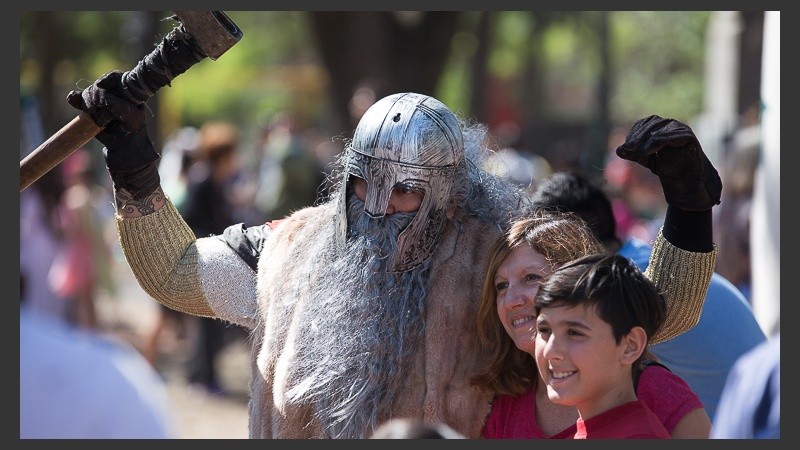 Volver al pasado: el encuento medieval contó con diferentes actividades a lo largo del día.