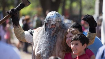 Volver al pasado: el encuento medieval contó con diferentes actividades a lo largo del día.