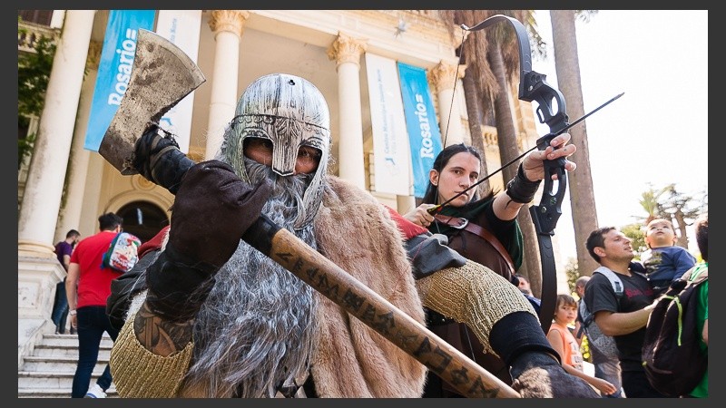 Volver al pasado: el encuento medieval contó con diferentes actividades a lo largo del día.