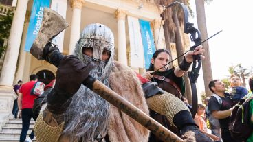 Volver al pasado: el encuento medieval contó con diferentes actividades a lo largo del día.