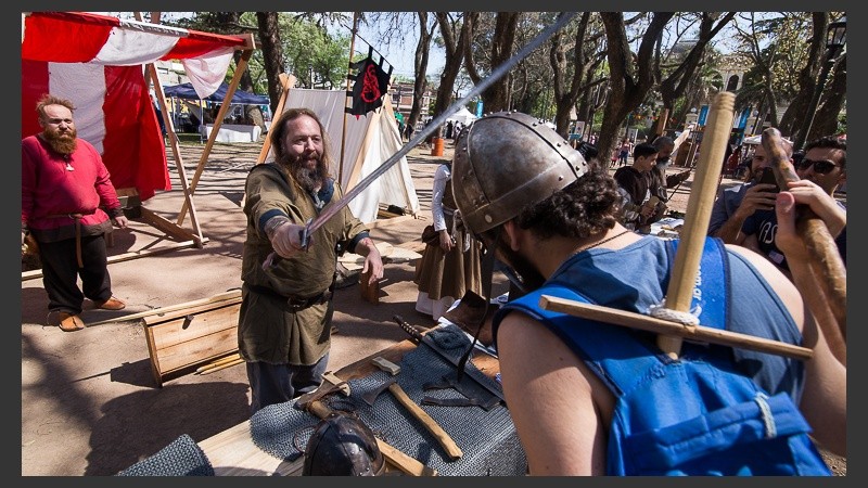 Volver al pasado: el encuento medieval contó con diferentes actividades a lo largo del día.