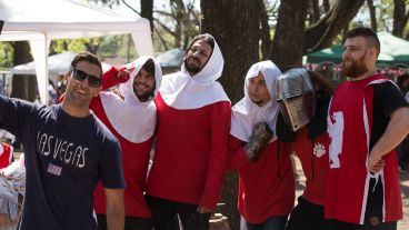 Volver al pasado: el encuento medieval contó con diferentes actividades a lo largo del día.