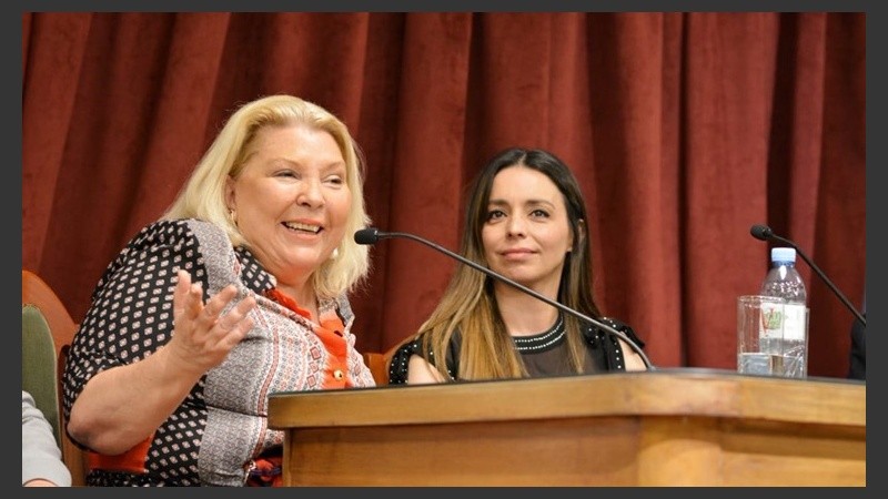 La diputada en Corrientes este sábado.