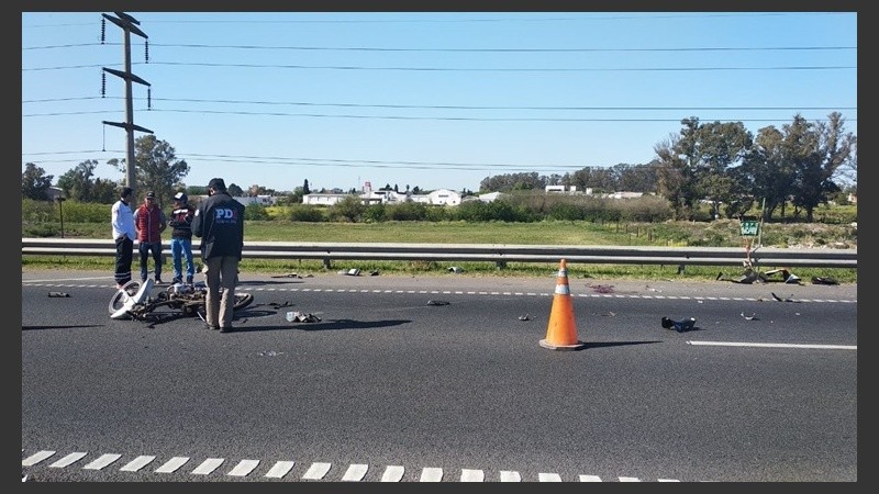 Un hombre murió en el siniestro.