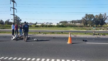 Un hombre murió en el siniestro.