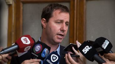 Diego Maio, coordinador de Seguridad Deportiva de Santa Fe, también estuvo presente.