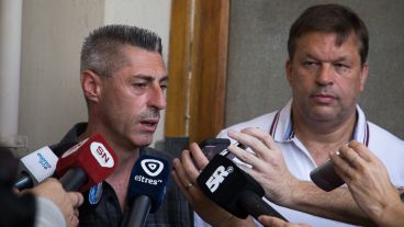 Cristian D'Amico, vicepresidente leproso tras la reunión de este lunes.