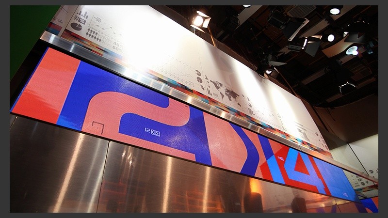 La flamante pantalla durante D12A14.