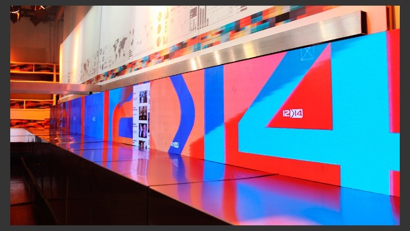 La flamante pantalla durante D12A14.