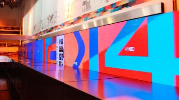 La flamante pantalla durante D12A14.