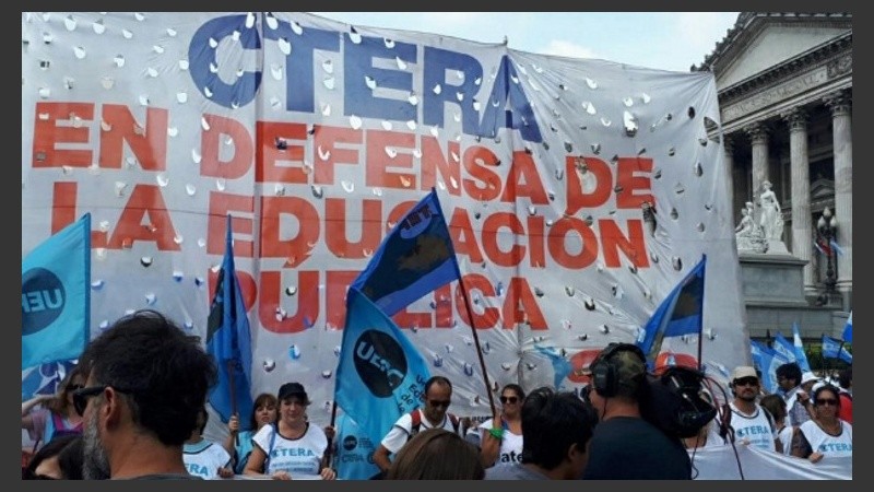 Ctera lanzó paro en todo el país.