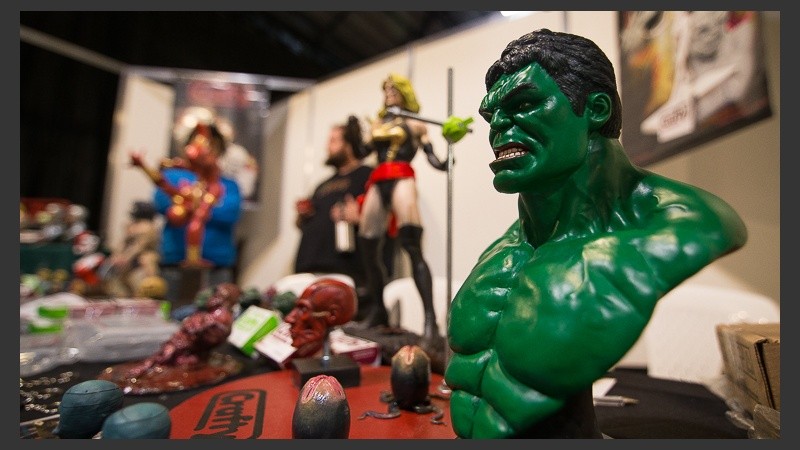 Una de las tantas cosas que se pueden ver en la convención de historietas.