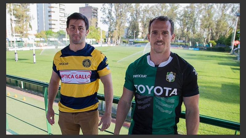 Los capitanes Luciano Fasoletti y Pedro Imhoff hablaron en la previa. 