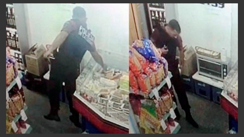 El policía actuó con total tranquilidad.