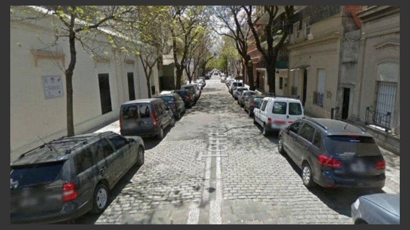 La cuadra donde se produjo el hecho.