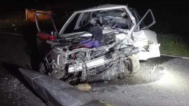 El siniestro ocurrió este domingo a la madrugada en la ruta nacional 11.